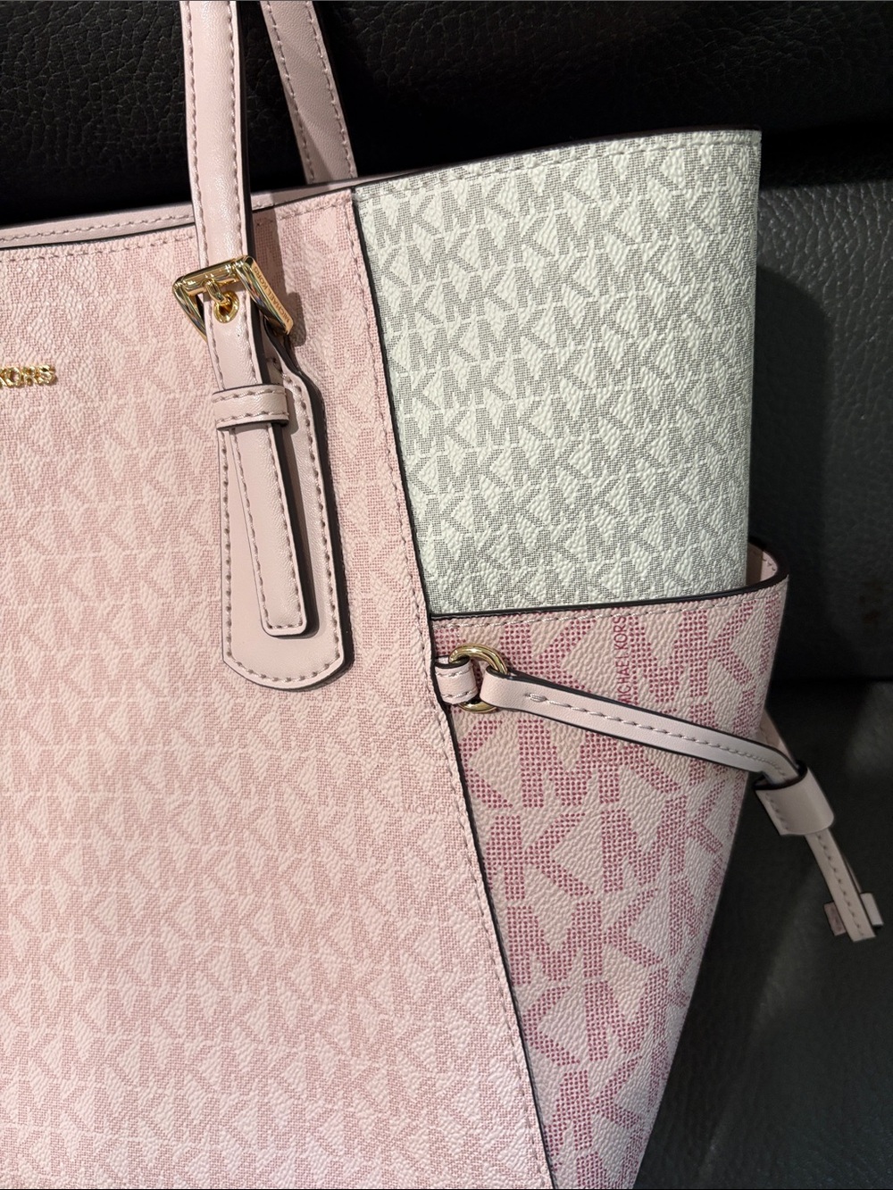 Michael Kors blush multi large tote - Picture 3 of 13